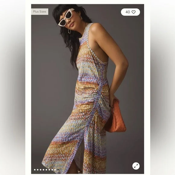 NWT Daily Practice by Anthropologie Mock-Neck Treasure Dress - Picture 3 of 14